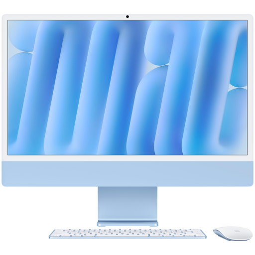 24-inch iMac with Retina 4.5K display: Apple M4 chip with 10‑core CPU and 10‑core GPU, 24GB, 512GB S…