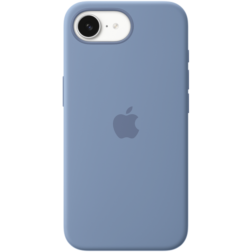 APPLE — iPhone 16e Silicone Case – Winter Blue