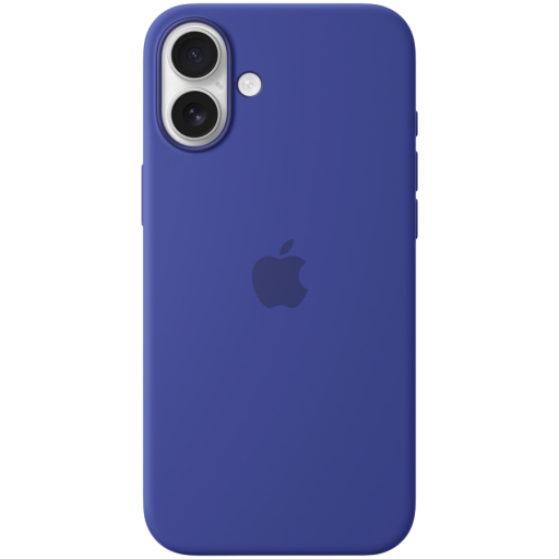 APPLE — iPhone 16 Plus Silicone Case with MagSafe - Ultramarine,Model A3314