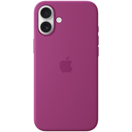 APPLE — iPhone 16 Plus Silicone Case with MagSafe - Fuchsia,Model A3314