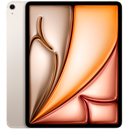 APPLE — 13-inch iPad Air Wi-Fi + Cellular 128GB - Starlight,Model A3269