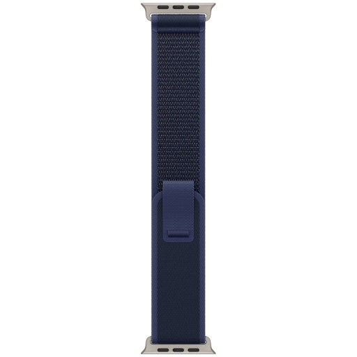 APPLE — 49mm Blue Trail Loop - S/M - Natural Titanium Finish