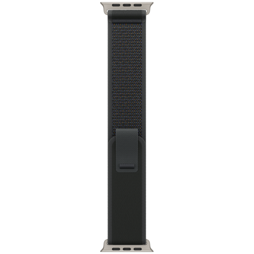 APPLE — 49mm Black Trail Loop - S/M - Natural Titanium Finish