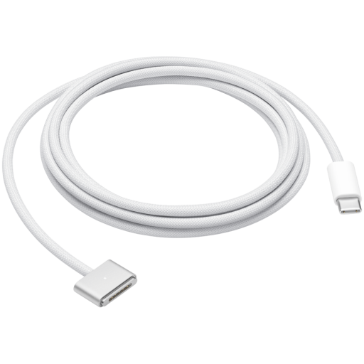 APPLE — USB-C to MagSafe 3 Cable (2m) - Silver,Model A2363
