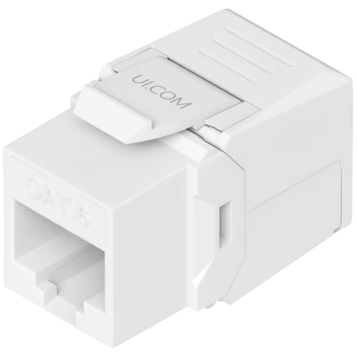 Ubiquiti UniFi UACC-Keystone-Jack-C6 keystone for terminating a Cat6 Ethernet jack without the use o…