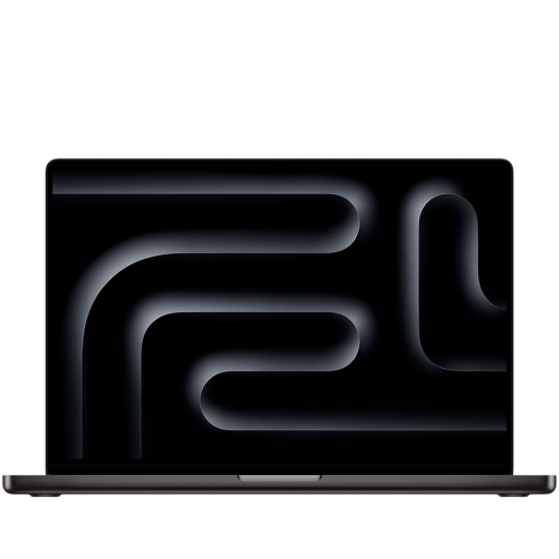 APPLE — MacBook Pro 16-inch, Space Black, Model A3186, M4 PRO with 14C CPU, 20C GPU, 48GB unified me…