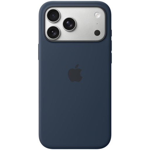 APPLE — iPhone 17 Pro Max Silicone Case with MagSafe - Midnight,Model A3560