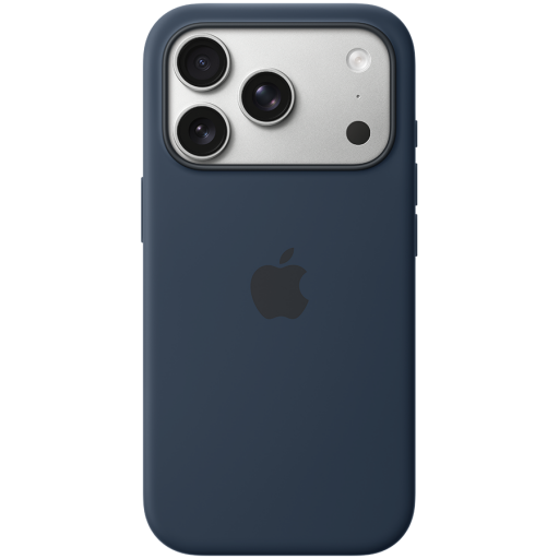 APPLE — iPhone 17 Pro Silicone Case with MagSafe - Midnight,Model A3559
