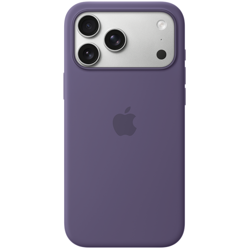 APPLE — iPhone 17 Pro Max Silicone Case with MagSafe - Purple Fog,Model A3560