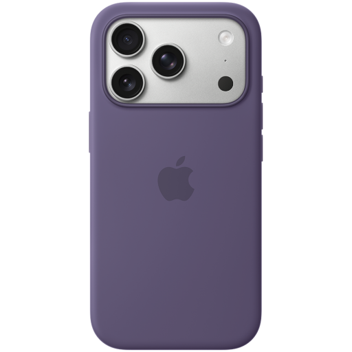APPLE — iPhone 17 Pro Silicone Case with MagSafe - Purple Fog,Model A3559