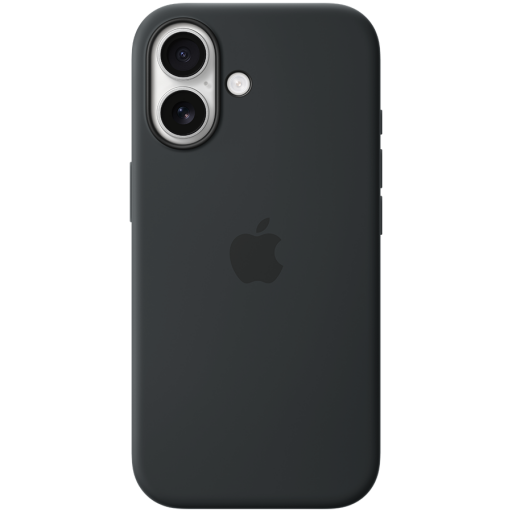 APPLE — iPhone 17 Silicone Case with MagSafe - Black,Model A3558
