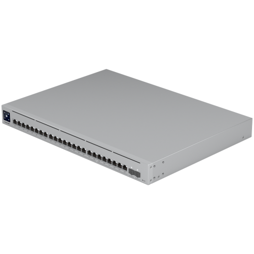 UBIQUITI Enterprise 24 PoE; (12) 2.5 GbE, (12) GbE; all PoE+ ports; (2) 10G SFP+ ports; 400W total P…