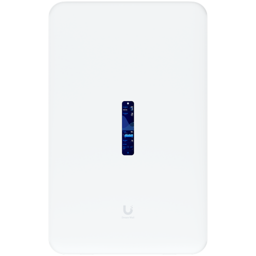 Ubiquiti UDW Dream Wall all-in-one internet gateway, WiFi access point, UniFi Console with an abunda…