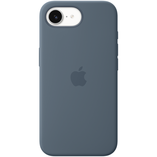 APPLE — iPhone 17e Silicone Case with MagSafe - Anchor Blue,Model A3646