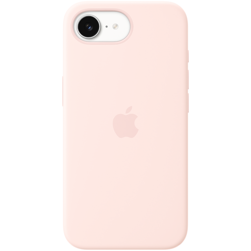 APPLE — iPhone 17e Silicone Case with MagSafe - Soft Pink,Model A3646