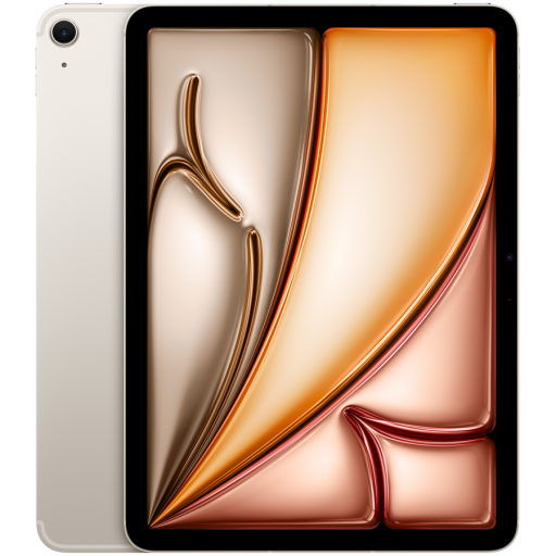 APPLE — 11-inch iPad Air M4 Wi-Fi + Cellular 128GB - Starlight,Model A3460