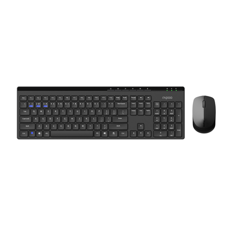 Rapoo 8100Gt Multimode Wireless Keyboard And Mouse