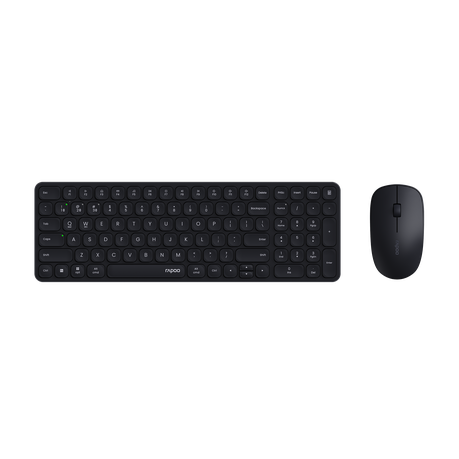 Rapoo 9320M Blade Multimode Wireless Combo - Black