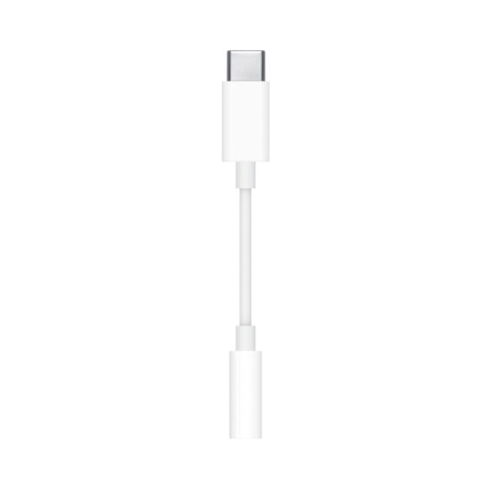 Apple USB-C to 3.5mm Headphone Jack Adapter — The USB-C to 3.5mm Headphone Jack Adapter lets you connect devices that use a standard 3.5mm audio plug to your USB-C devices.