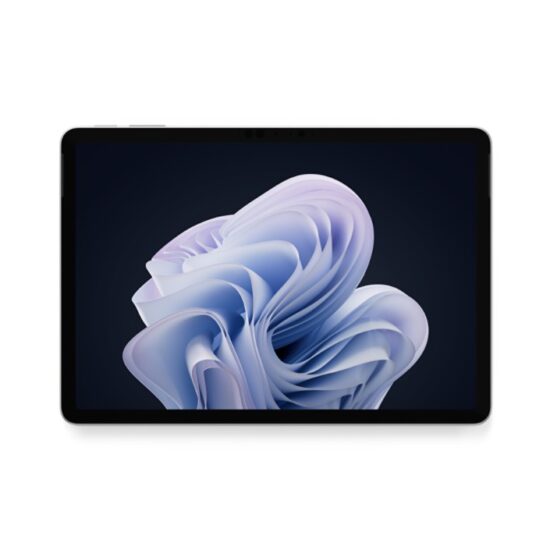 Microsoft Surface Pro for Business 12-Inch PixelSense AI Tablet - Snapdragon X Plus 512GB, 16GB RAM, Win 11 Pro - Platinum — A top-down view of a 12-inch Surface Pro in the color Platinum.