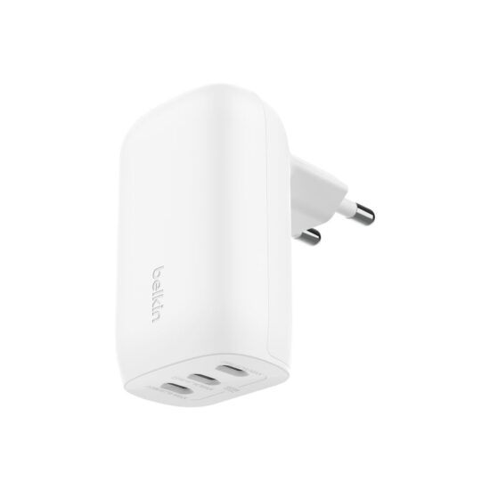 Belkin BoostCharge 3-port USB-C Wall Charger with 67W PPS — Front, complete product