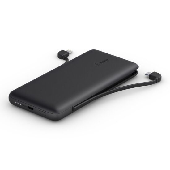 Belkin BoostCharge Plus 10000 mAh USB-C Power Bank Black — Front, complete product