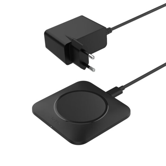 Belkin Boost Charge Pro 15w Wireless Charging Pad Black — Front, complete product