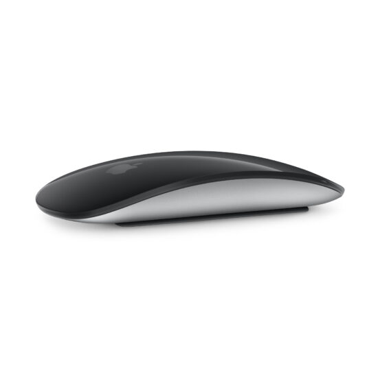 Magic Mouse - Black Multi-Touch Surface,Model A3204 — Magic Mouse, black multi-touch surface, silver aluminium body