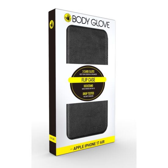 Body Glove Flip Series – Apple iPhone 17 Air – Black — Retail package