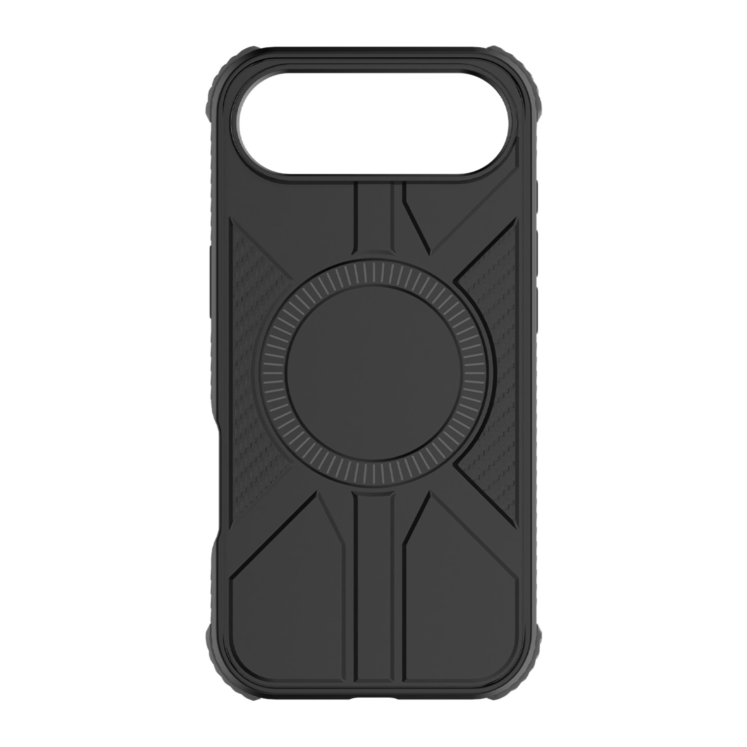 Body Glove Stealth Magnetic Case – Apple iPhone Air – Black — Case rear view