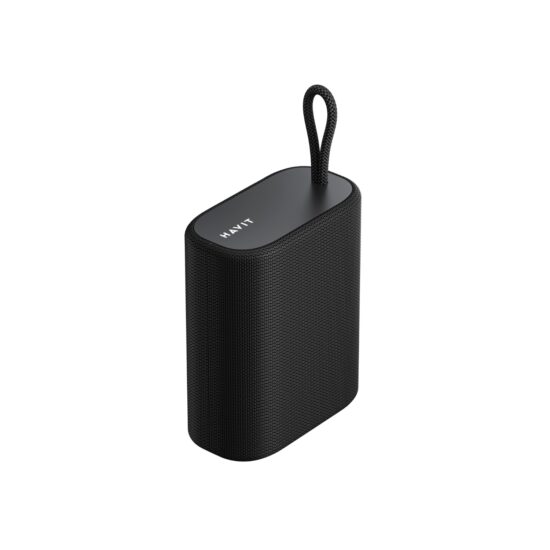 Havit Wireless Speaker – Black — Speaker angled view