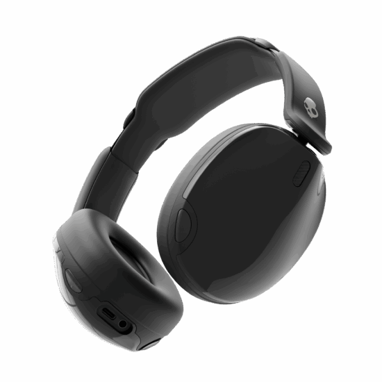 Skullcandy Hesh® 540 ANC Noise Cancelling Wireless Headphones - Black — Headphones, angled view