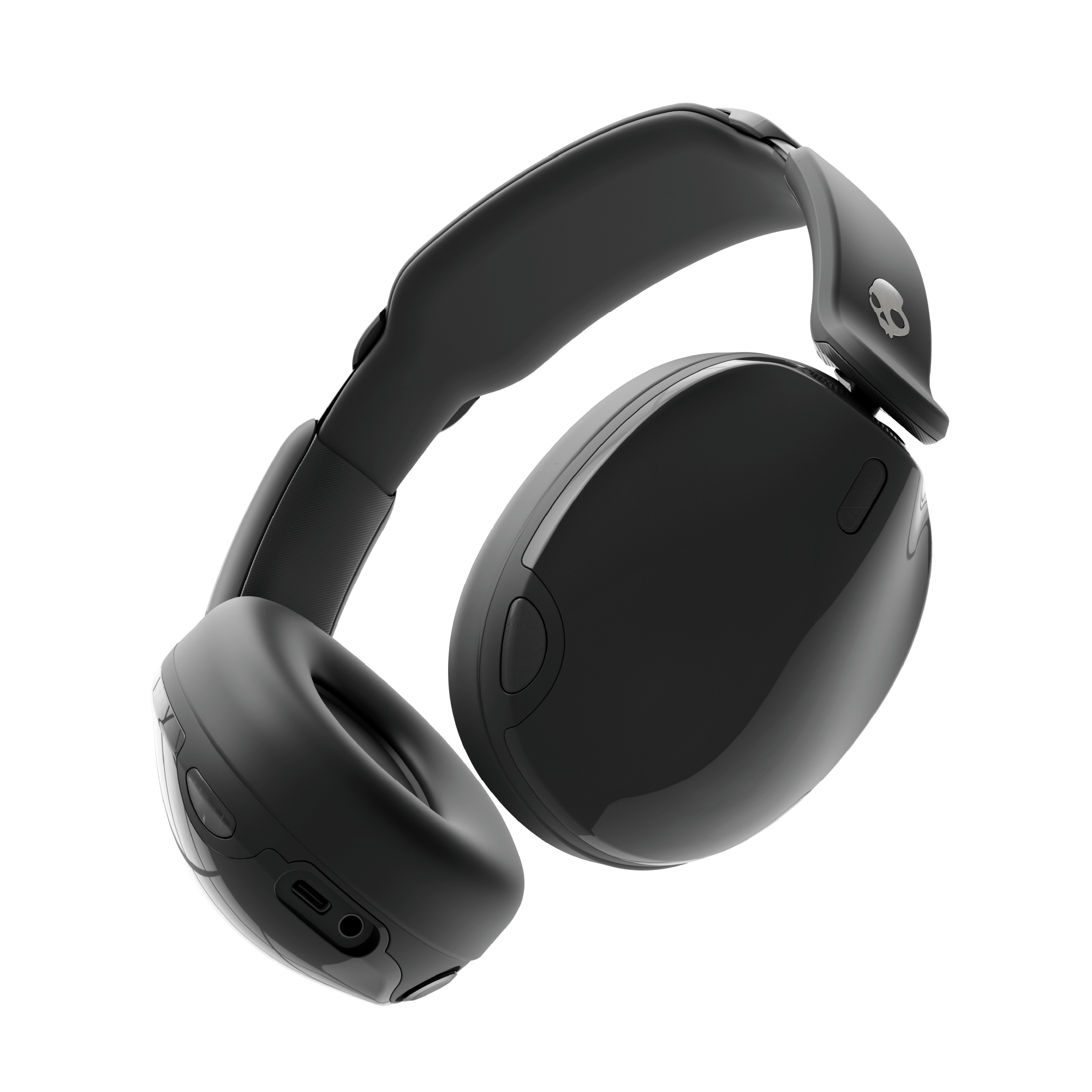 Skullcandy Hesh® 540 ANC Noise Cancelling Wireless Headphones - Black — Headphones, angled view
