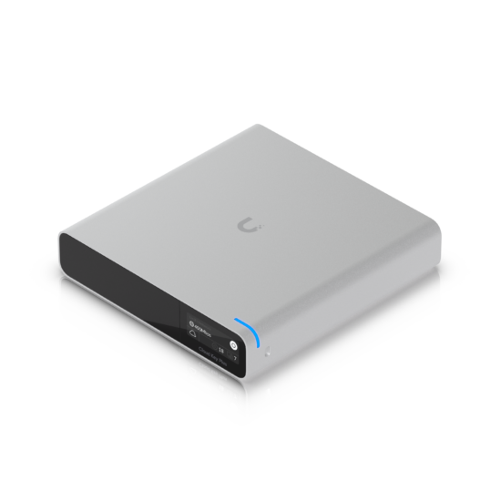 UBIQUITI UniFi CloudKey+, Console — CloudKey+ SSD top three-quarter