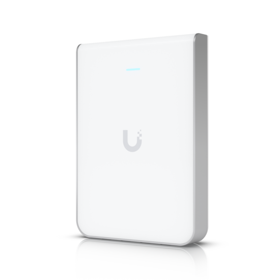 UBIQUITI UniFi U6 In-Wall, Access Point, WiFi 6 — Access point front three-quarter