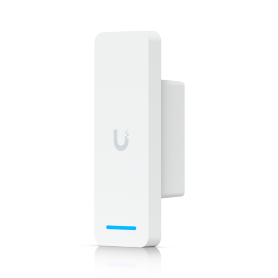 Ubiquiti Access Ultra Tamper-resistant access reader with a built-in hub for complete, single-door e… — Access Ultra front three-quarter