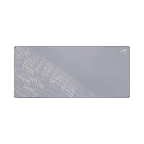 Asus Rog Scabbard Ii Xxl Gaming Mouse Pad — ROG Scabbard II Arctic Gray XXL – top view