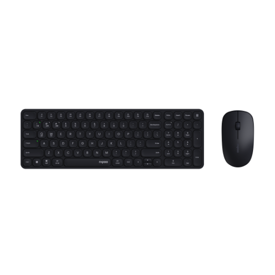 Rapoo 9320M Blade Multimode Wireless Combo - Black — top