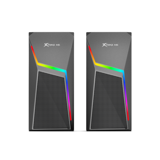 Xtrike Me Sk-503 Wired Speaker — front view of both speakers