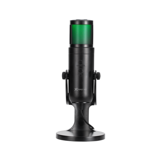 Xtrike Me Xmc-03 Microphone — front view on stand