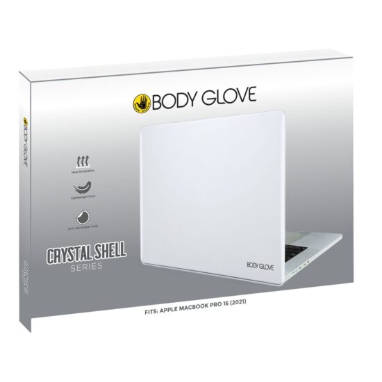 Body Glove Apple Macbook Pro 16 2021 Crystal Shell Clear — Retail package