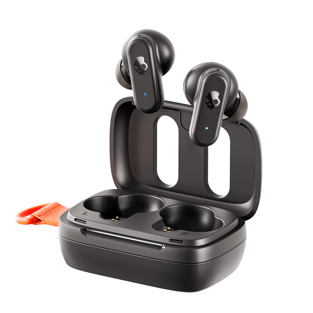 Skullcandy Dime 3 True Wireless Earbuds True - Black — Earbuds and charging case