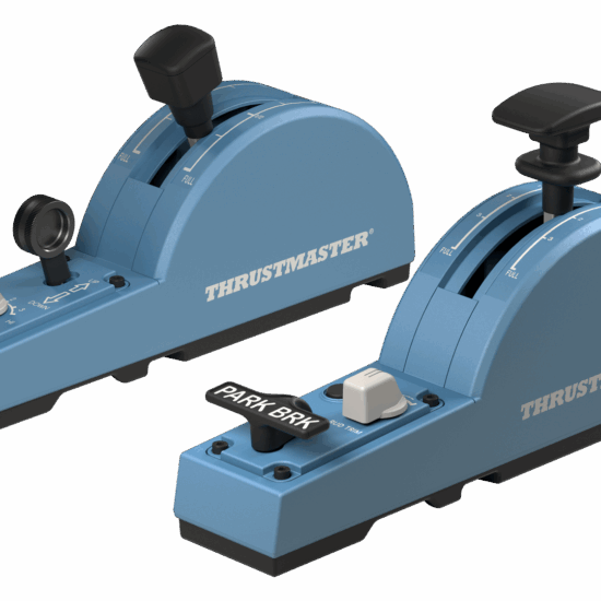 Thrustmaster TCA Quadrant Add-On Airbus Edition — paired modules