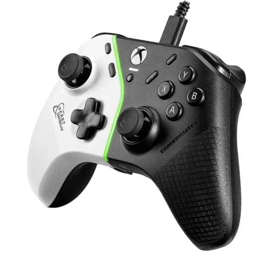 Thrustmaster H.E.A.R.T. wired controller – angled front view