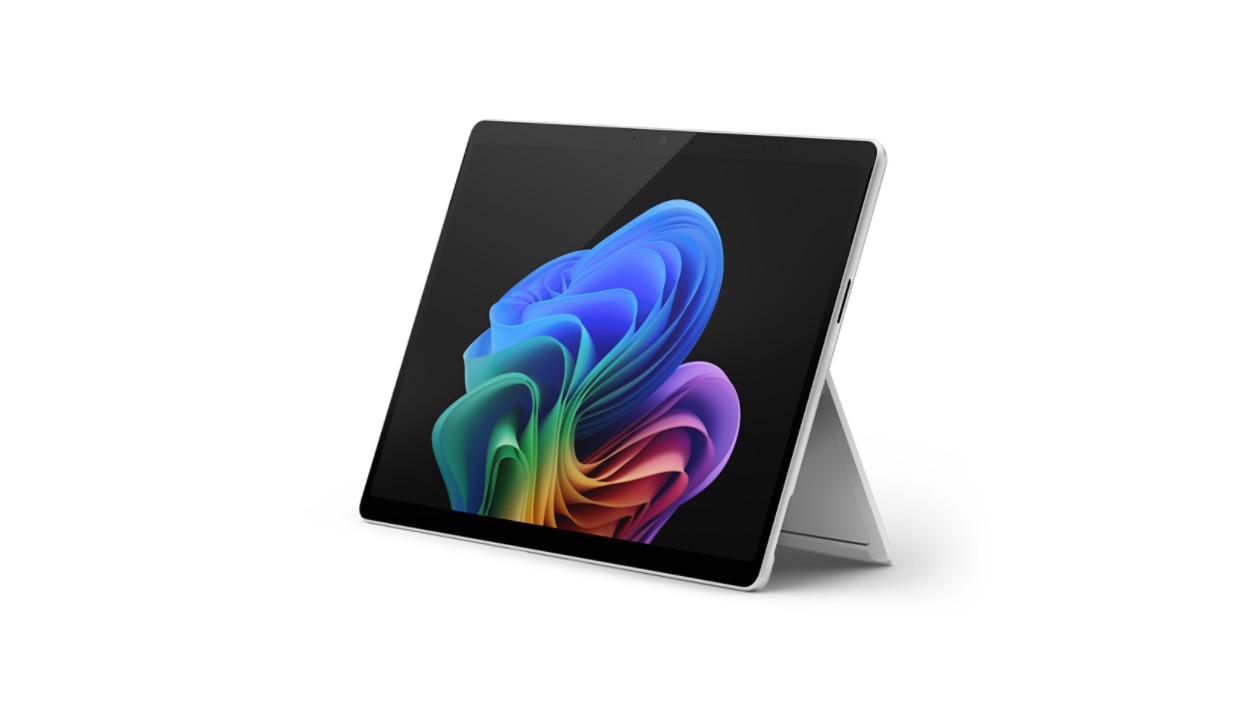 Microsoft Surface Pro 11 platinum side view