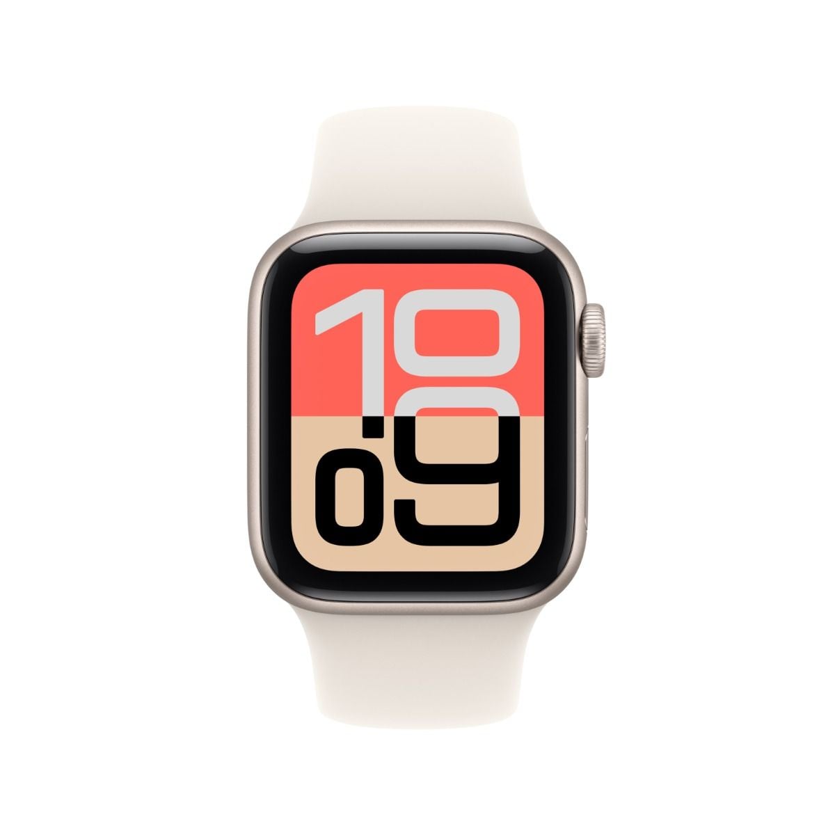 Apple Watch SE 3 GPS 44mm Starlight M/L - front view