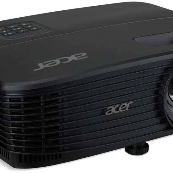 Acer X1228i black projector – angled front view