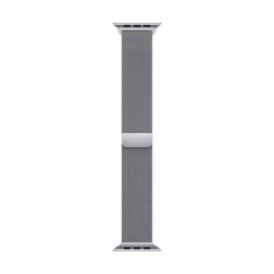 Apple 41mm Silver Milanese Loop – complete band