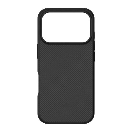 Body Glove BGCBM-I17P-BK Carbon Magnetic Case for iPhone 17 Pro Black – rear view, case only