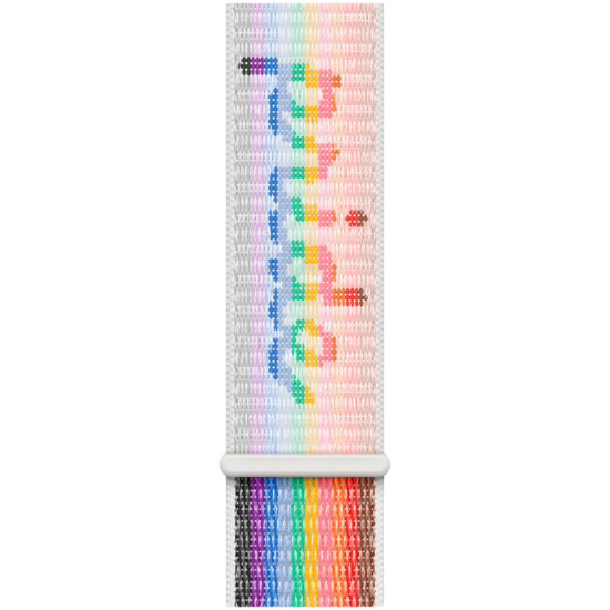 Apple MU9P3ZM/A 41mm Pride Edition Sport Loop - front detail